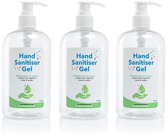 3 Pack Hand Gel