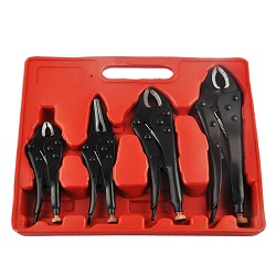 4x Locking Mole Grip Pliers