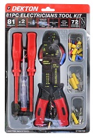 Dekton 81pc Electricians Tool Kit