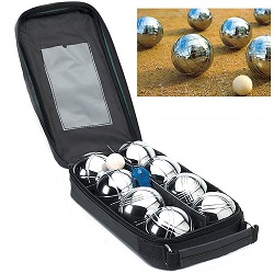 Steel French Boules Garden Game Set