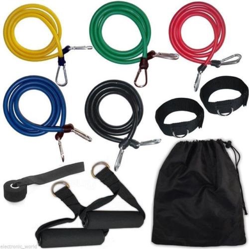 RESISTANCE EXERCISE BANDS SET FOR YOGA ABS WORKOUT