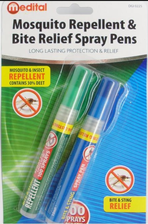 Mosquito Repellent and Bite Relief Spray Pens