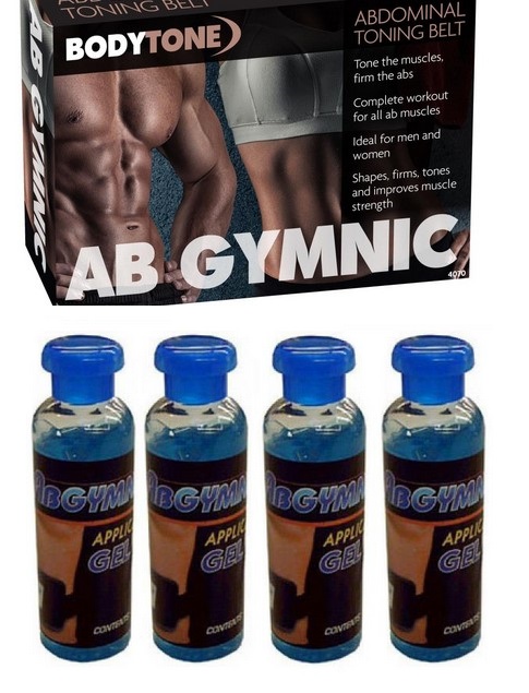 AB GYMIC BODY TONER PLUS FOUR GEL BOTTLE