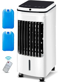 Portable Air Cooler Fan with Remote Control Ice Cold Cooling Conditioner Unit