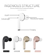 Bluetooth Wireless Earphone Headset Stereo Mic Pods Air for iPhone Samsung