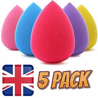 5 Pack Beauty Makeup Applicator Foundation Blender Buffer Sponge Flawless Smooth