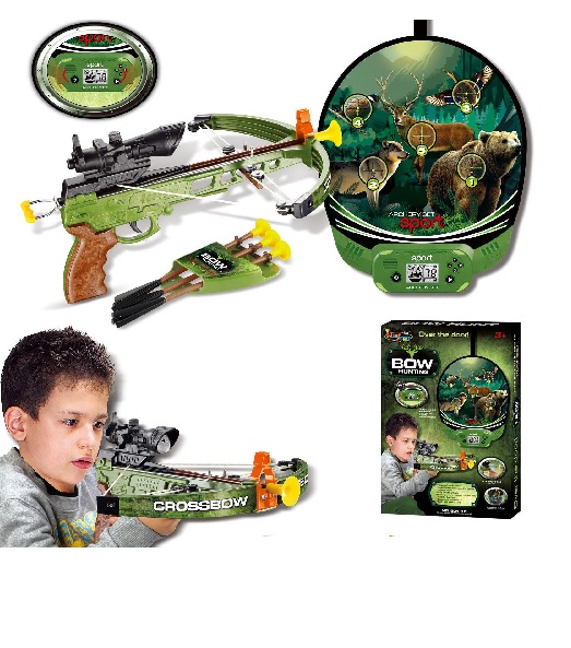 Hunting Sport Crossbow / Archery Set Shooting Game with Target Arrows Kids Boys