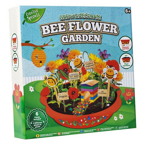 Grow & Decorate Your Own Bee Flower Garden Creative Paint Nature Activity Fun