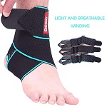 Beskey Ankle Support Adjustable Ankle Brace Breathable Nylon Material Super Elastic and Comfortable