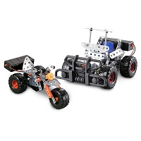 Add a review for: Metal Tech 2 in 1 Motorised Construction Set 260 Pcs Metal 2 Off Road Vehicles