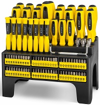 Add a review for: 100pc Screwdriver and Bit Set Precision Pozdriv Hex Phillips Torx Square Slot