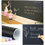  200 x 60cm Removable Blackboard Vinyl Wall Sticker Chalkboard Decal + 5 Chalk UK