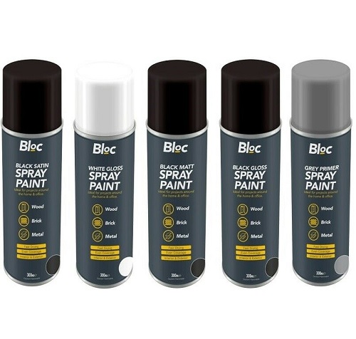 Spray Paint Aerosol Auto Car Primer Matt Gloss Wood Metal Plastic Brick - 300ml