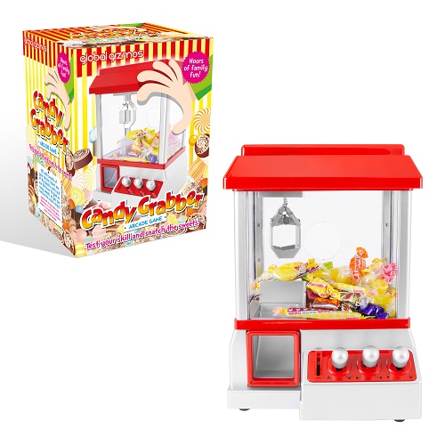 Mini Candy Grabber Refillable 3 Joysticks Grabbing Claw Coins Money Arcade Game