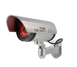 30 LED 100% Realistic Silver Dummy CCTV Fake Digital Camera