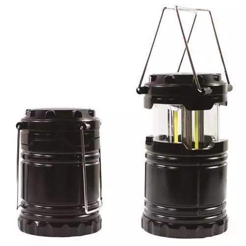 Collapsible Cob LED Light Lantern Camping Fishing Outdoor Hanging Battery ABS