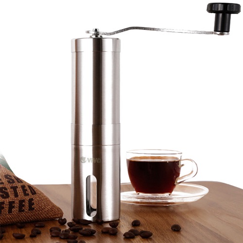 Stainless Steel Coffee Bean Hand Grinder.