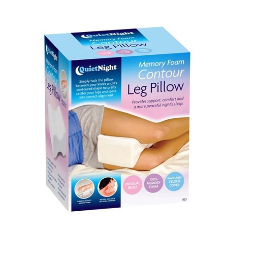 Quiet Night Contour Memory Foam Leg Support Pillows 