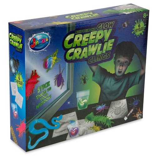 Make Your Own Glow Creepy Crawlie Clings