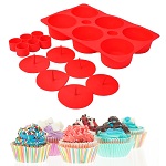 6 Filled Cupcake Baking Set