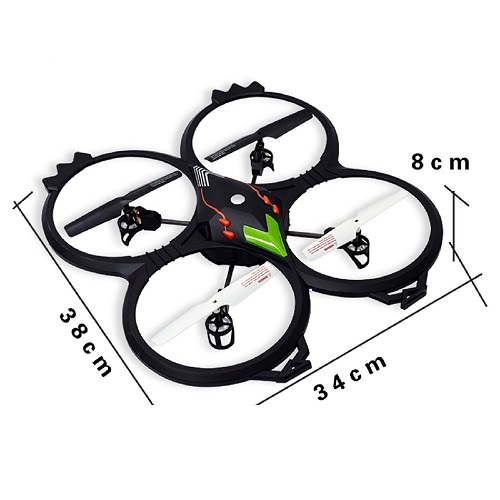 6-Axis Easy to Fly Quad Copter Drone Helicopter 4 Blades Stunt Action RC Remote