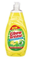 Elbow Grease Washing Up Liquid Lemon fresh Degreaser Dish Soap Pan Kitchen 740ml