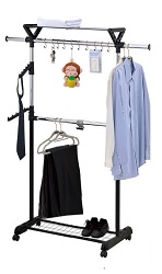 Add a review for: Expandable All-in-One clothes rail 