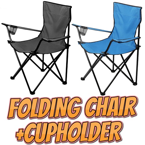 Portable Folding Camping Chair for Fishing Beach Garden Picnic Festival Foldable