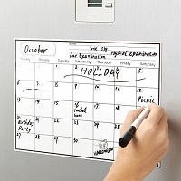 Fridge Magnet Calendar Dry Erase Whiteboard Weekly Monthly Planner To Do List