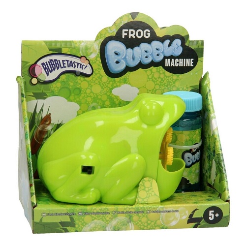 Novelty Bubble Machine Frog Bubbles Fun Garden Indoor Outdoor Activities Kids