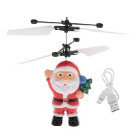 Add a review for: Mini Christmas Flying Santa Drone Helicopter Toy Motion Sensored Rechargeable