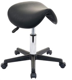 Add a review for: Salon Saddle Beauty Stool Massage Manicure Gas Lift Swivel Chair Wheels Tattoo