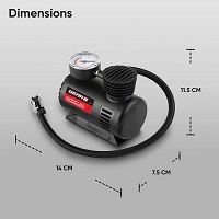 Add a review for: 12V Car Tyre Compact Air Compressor Pump Bike Cycle 300 PSI Cord Inflator