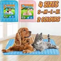   Luxury Pet Dog Cooling Gel Pad Cool Mat Bed Pillow Cushion Mattress Heat Relief