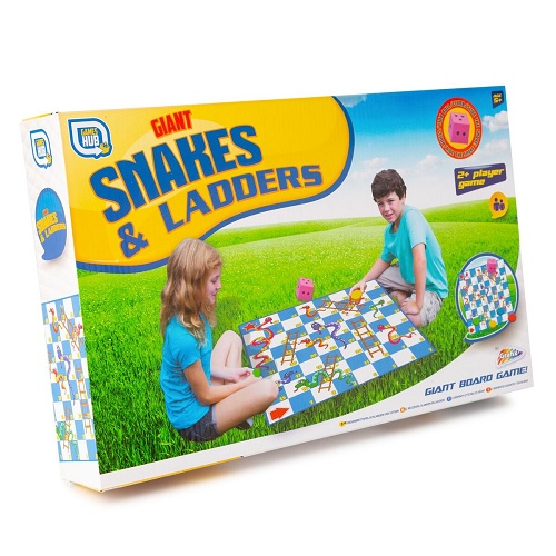 Giant snake and ladder set