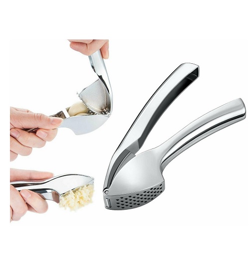 Garlic Press Garlic Crusher Ginger Mincer Squeezer Chopper Stainless Steel