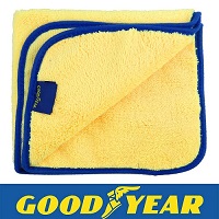 5Pcs Goodyear Microfibre Buffing Cleaning Polishing Lint Free Towel Cloth 40x40