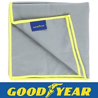 5Pcs Goodyear Microfibre Cloth Car Window Glass Mirror Polishing Cleaning 60x40