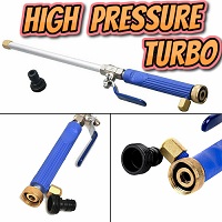 High Pressure Jet Wash Power Washer Spray Nozzle Garden Car Water Hose Wand