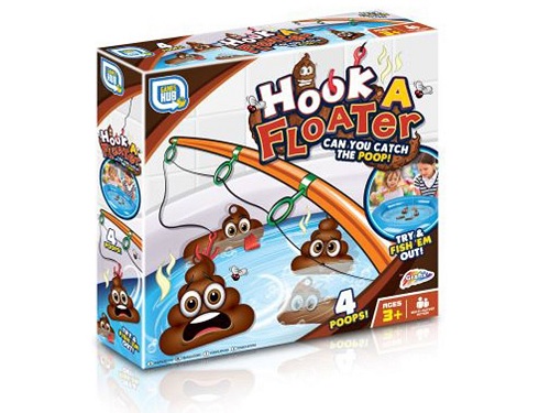 Hook A Floater Poop Game - Fish for the Poo ! Who Can Catch the Pooh First