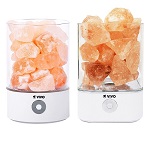 Natural Himalayan Salt Lamp - USB Powered - 3M USB Cable Included - LED Bulbs