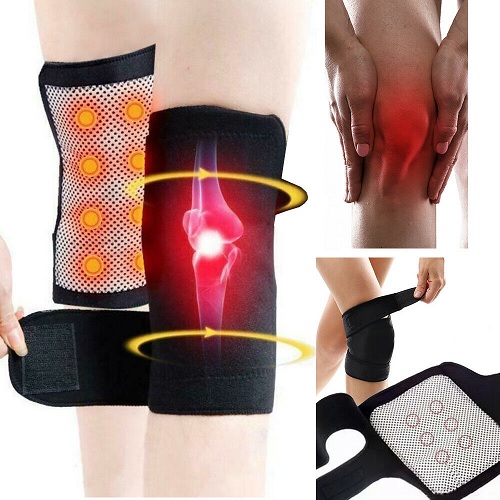 Self Heating Magnetic Knee Brace Support Pad Thermal Therapy Arthritis Protector