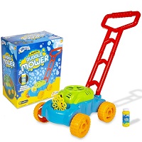 Add a review for: Lawn Bubble Mower Bubbles Machine Blower Garden Party Summer Toy gift