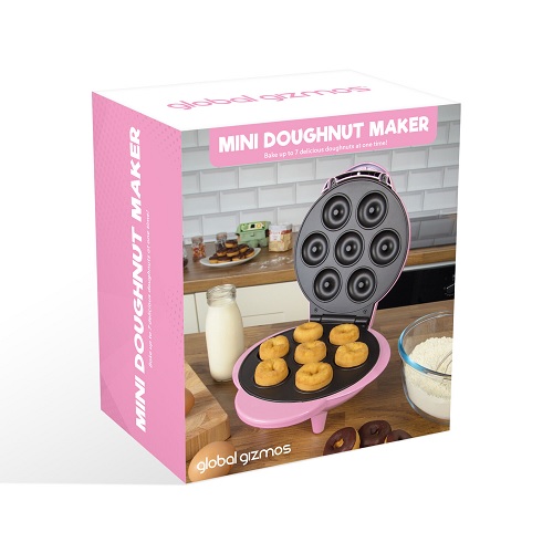 Doughnut Maker Retro Pink Great Gift Kitchen Bakery Uniform Doughnuts Family Fun