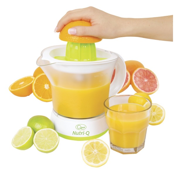 Nutri-Q by Quest 34210 Electric Quick Press Citrus Jug Juicer, 40 W, 1.2 Liters 