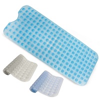 Add a review for: XLong Bath Shower Mat Anti Slip Non Slip Suction Cups Washable Bathroom 100x40cm