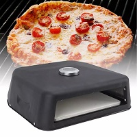 Add a review for: Grill Top Pizza Maker Oven Steel Waterproof with Thermometer BBQ Gas Charcoal