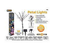 Solar Powered Petal lights Multicoloured