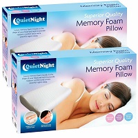 EFG1277  Luxury Contour Memory Foam Pillow Neck Back Support Orthopaedic Firm Head Sleep