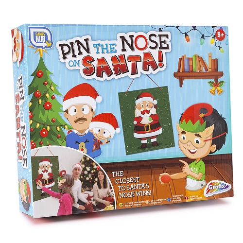 Pin The Nose On Santa Hilarious Christmas Party Game Children Family Kids Fun